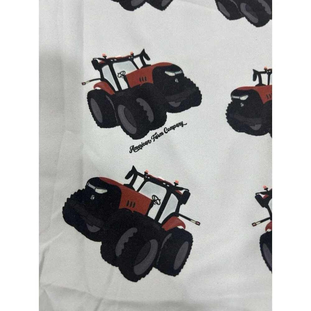American Farm Company Big Red Tractor Duvet Cover Full/Queen Bed Pillow Case